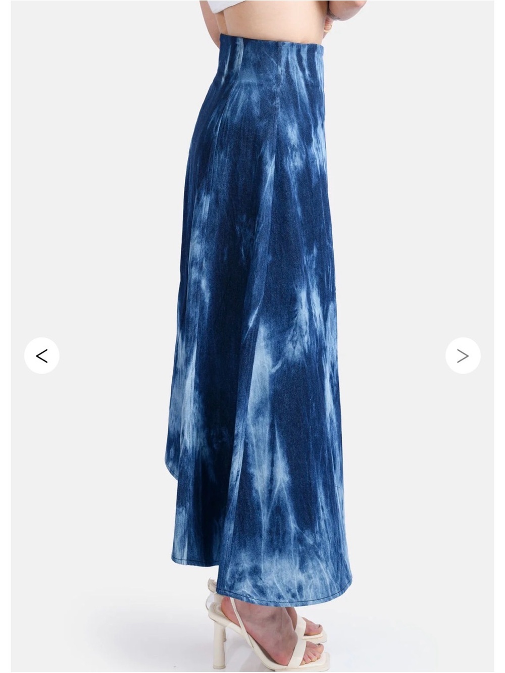Kargede Cascade Asymmetric Denim Wrap Skirt XXXS Aus Designer Avant Garde 24-26” - Picture 3 of 15